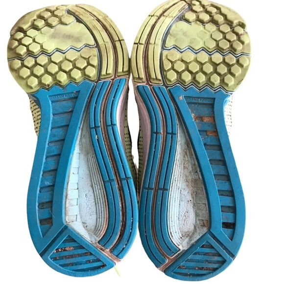 Nike Zoom Running Sneakers Structure 19 Flash Lime Green Black Women Size 8 - Picture 6 of 8